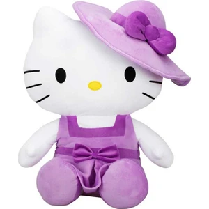 Sun-Peluş Hello Kıtty Elbiseli 50 cm Mor (B)