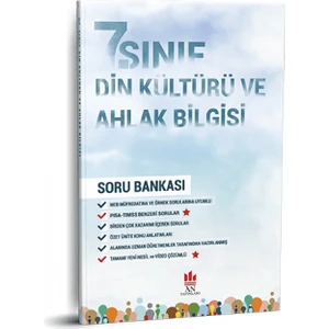 An Yayıncılık 7. Sınıf Din Kültürü ve Ahlak Bilgisi Soru Bankası