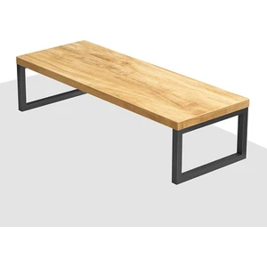 Metal Ahşap Natural Monitör Yükseltici Stand
