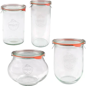 1000 ml. Cam Kavanoz Seti