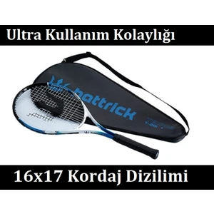 T-201 27'' (Inch) 300 gr Pu Tutma Sapı Tenis Raketi (Kılıf Hediyeli)