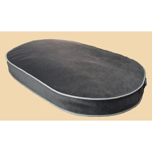 Lüks Visco Dolgulu  Dayanıklı Fermuarlı Yıkanabilir  Elips Kedi Köpek Yatağı  M-50X80X10CM