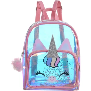 Miracle Qiji Unicorn Baskılı Şeffaf Sırt Çantası (Yurt Dışından)