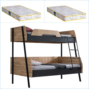 Alba Geniş Ranza, Antrasit + 2 Adet Comfort Yatak