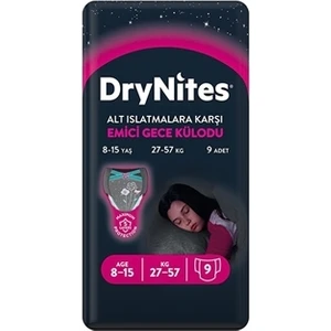 Huggies DryNites Large Kız Külodu 9'lu
