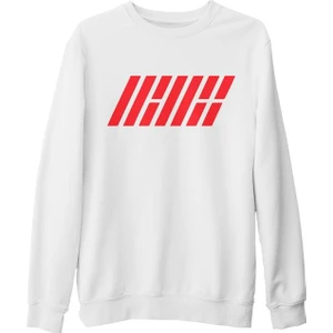 Lord T-Shirt Ikon - Logo Beyaz Kalın Sweatshirt