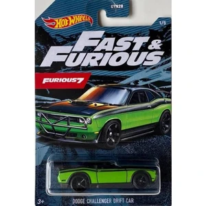 Hot Wheels Dodge Challenger Drift Car Fast Furious Eğlenceli Macera Dolu Araba
