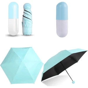 Coco Mall 18 cm Mini Cep Için Kare Güneş Şemsiye Yağmur Için (Yurt Dışından)