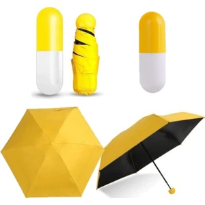 Coco Mall 18 cm Mini Cep Için Kare Güneş Şemsiye Yağmur Için (Yurt Dışından)