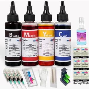 Hp Deskjet 1050A/1510 Yazıcı Için 301 Siyah Kartuş Dolum Seti