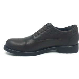 Öz Soylu Deri Bağcıklı Rahat Erkek Günlük Kışlık Ayakkabı 40-47 41 Kahverengi