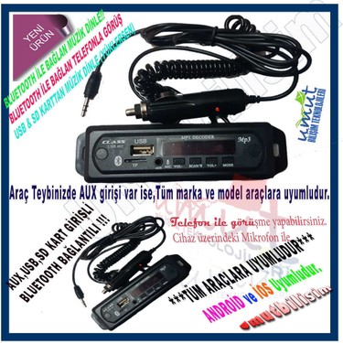 Class USB-402 Bluetooth/aux Usb/sd/mmc Mıkrofonlu Kumandalı Fiyatı