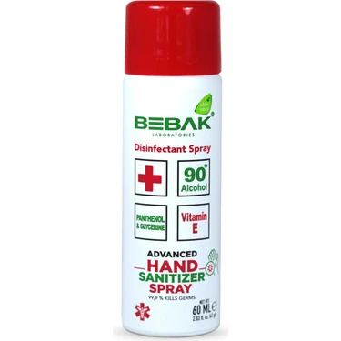 Bebak Mini Sprey El Dezenfektanı 60ML 2