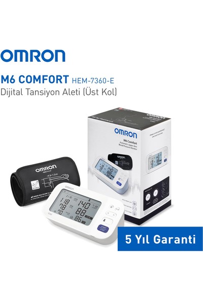 OMRON M6 Comfort HEM-7360-E Dijital Koldan Ölçer Tansiyon Aleti