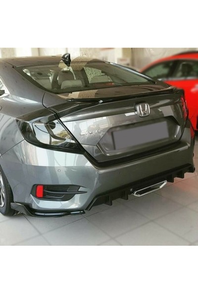 Mm Oto Honda Civic Fc5 2016 ve Üzeri Ön Arka Flap Set 4 Prç .tampon Altı