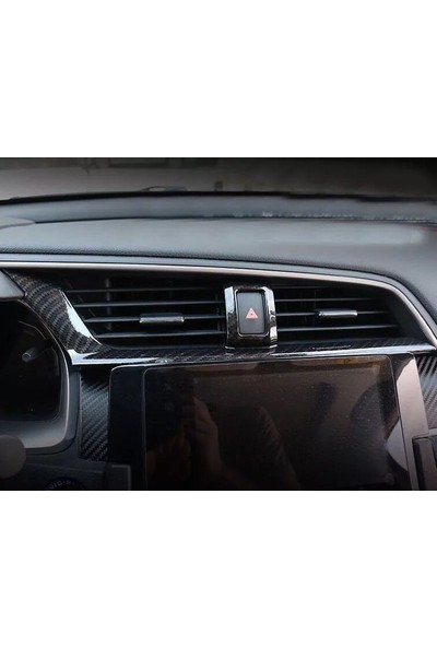 OLED Garaj Honda Civic 2016-2019 Fc5 Havalandırma Menfez Kaplama Karbon