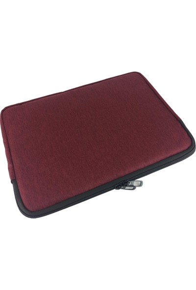 Beutel Unisex 13-13.3-14 Inç Uyumlu Macbook Kılıf Notebook Laptop Çantası - KY- Bordo
