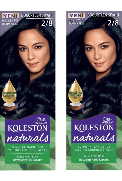 Wella Koleston Koleston Saç Boyası Naturals 2/8 Böğürtlen Siyah x 2 Adet