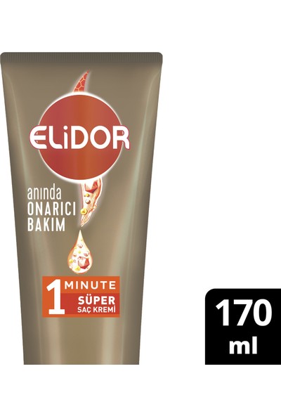 Elidor 1 Minute Anında Onarıcı Bakım Süper Saç Kremi 170 ML