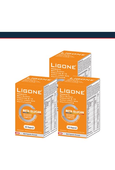 Ligone Beta Glucan 60 Kapsül 3x