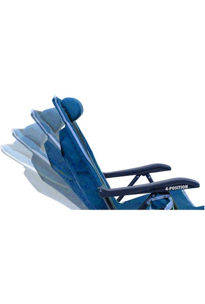 Gci Outdoor Bi-Fold 4 Kademeli Katlanır Plaj Sandalyesi
