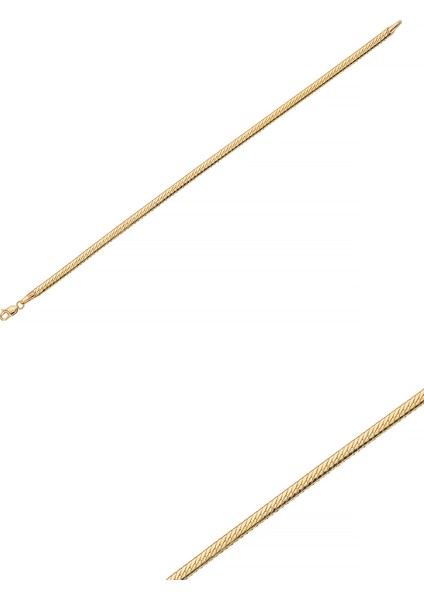 14 Ayar Altın Ezme Kelepçe Model Bileklik fiyatları