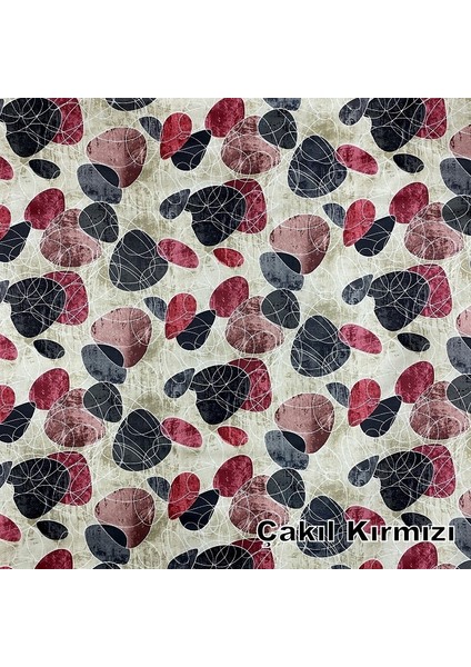 Çiçek Desenli Dijital Baskı Döşemelik Kumaş
