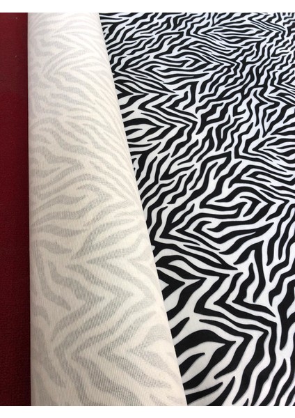 Siyah Beyaz Dijital Baskı Döşemelik Kumaş modelleri