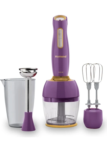 Handmaid 1963H Blender Set Mor Gold