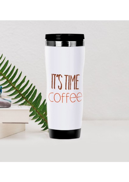 Gift Coffee Tasarımlı Çelik Termos Bardak-39