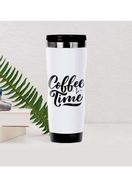 Gift Coffee Tasarımlı Çelik Termos Bardak-24