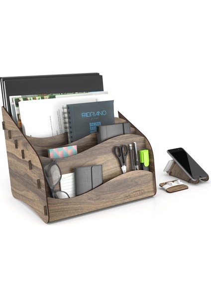 Design Otto Wavy Masaüstü Organizer Evrak Rafı