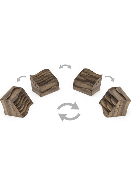 Design Otto Wavy Masaüstü Organizer Evrak Rafı modelleri