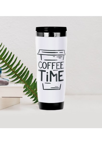 Gift Coffee Tasarımlı Çelik Termos Bardak-13