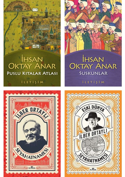 Puslu Kıtalar Atlası Suskunlar - Seyahatnamesi - Eski Dünya Seyahatnamesi - 4 Kitap
