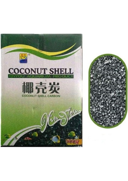 Canlı Petshop Coconut Karbon Kömür Dış ve Iç Filtre Için 500 gr