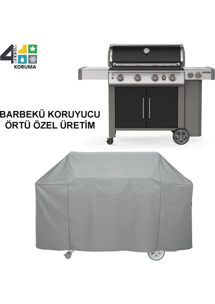 Uygunplus Weber Performer Original Gbs Siyah Kömürlü Barbekü Örtü Mangal Koruyucu Kılıf