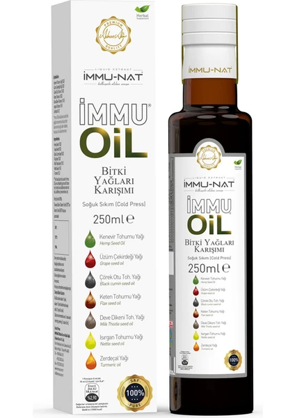 Immunat Immu Oil Bitki Yağları Karışımı 250 Ml8698764132