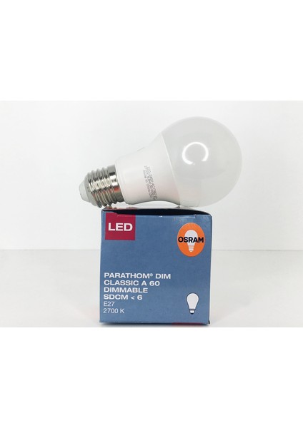 8.8W / 60W 2700K E27 Dimmerlenebilir LED Ampul