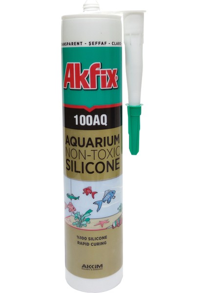100AQ Akvaryum Silikonu 310ML Şeffaf