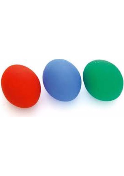 3lü Set 3renk Silikon Stres Topu El Egzersiz Topu Fizik Topu El Bilek Parmak Topu