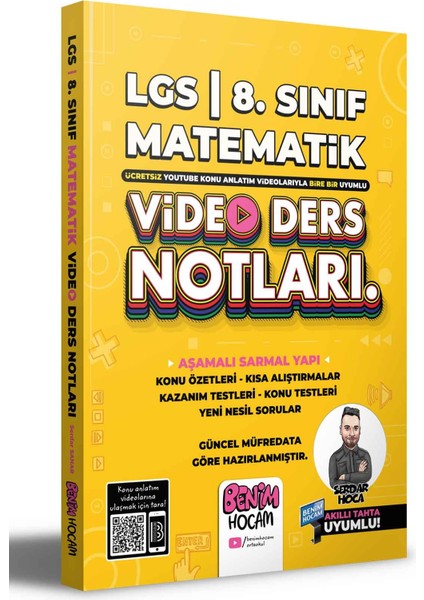 Benim Hocam Yayınları LGS 2022 8.Sınıf Matematik Video Ders Notları