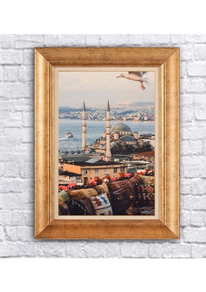 Çerçeveli Istanbul Cami Kanvas Tablo