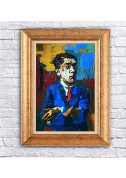 Çerçeveli Paspartolu Dekoratif Kanvas Tablo