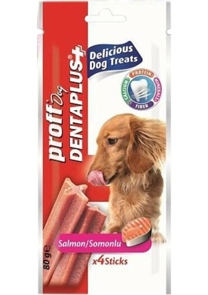 Proff Dog Dentaplus Somonlu Köpek Ödül Çubuğu X4 Sticks