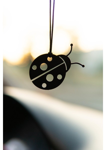 Metal Uğur Böceği Dikiz Aynası Süsü