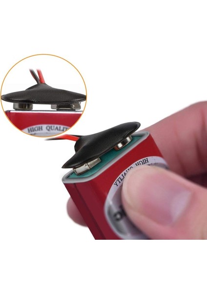 9 Volt Pil Başlığı 9V Pil Yuvası Pil Yatağı 5 Adet