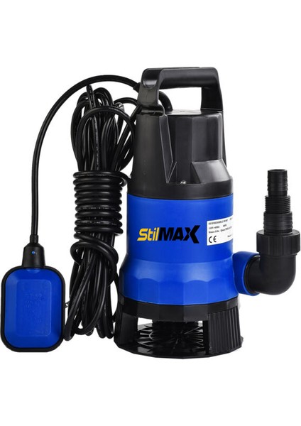 QSB550 550W Plastik Gövdeli Kirli ve Temiz Su Dalgıç Pompa Seti Şamandıralı Otomatik Paket