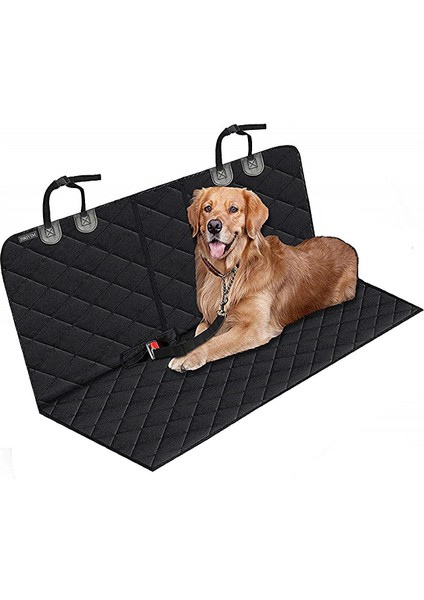 Ankaflex Kedi Köpek Araba Koltuk Örtüsü Araç Koruma Kılıfı Oto Hayvan Minderi 145 x 145 Cm- Siyah