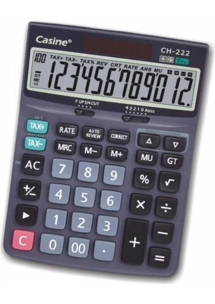 Casine CH-222 Tg Hesap Makinesi 12 Hane